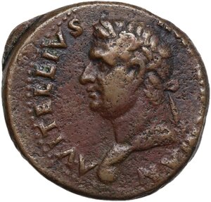 obverse: Vitellius (69 AD).. AE As. Spanish (Terraco?) mint