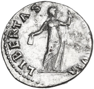 reverse: Vitellius (69 AD).. AR Denarius. Rome mint. Struck circa late April-20 December