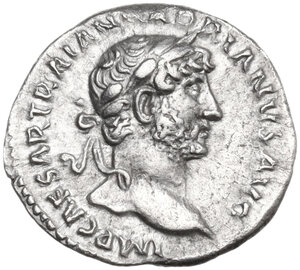 obverse: Hadrian (117-138).. AR Quinarius. Rome mint. Struck AD 119-125