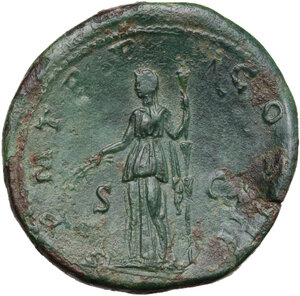 reverse: Hadrian (117-138).. AE Sestertius. Struck AD 119-122