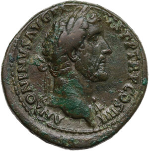 obverse: Antoninus Pius (138-161).. AE Sestertius. Rome mint. Struck AD 147-148