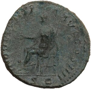 reverse: Antoninus Pius (138-161).. AE Sestertius. Rome mint. Struck AD 152-153