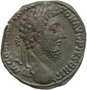 obverse: Commodus (177-192).. AE Sestertius. Struck AD 184-185