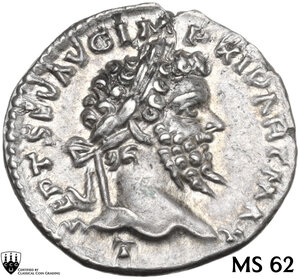 obverse: Septimius Severus (193-211).. AR Denarius. Laodicea mint. Struck AD 198-202