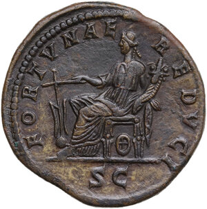 reverse: Septimius Severus (193-211).. AE Sestertius, 196 AD