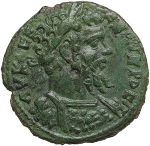 obverse: Septimius Severus (193-211).. AE 27.5 mm. Hadrianopolis mint (Thrace)