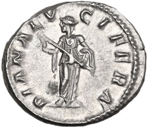 reverse: Julia Domna (died 217 AD).. AR Denarius. Rome mint. Struck under Caracalla, AD 211-215
