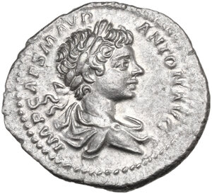 obverse: Caracalla (198-217).. AR Denarius, 198-199 AD