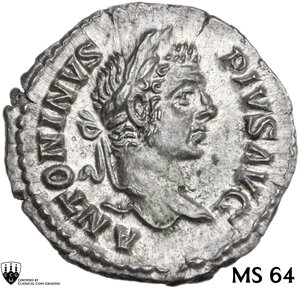 obverse: Caracalla (198-217).. AR Denarius, 208 AD