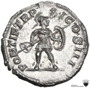 reverse: Caracalla (198-217).. AR Denarius, 208 AD