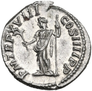 reverse: Caracalla (198-217).. AR Denarius, 215 AD