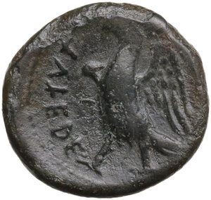 reverse: Umbria, Tuder. AE 18.5 mm, c. 280-240 BC