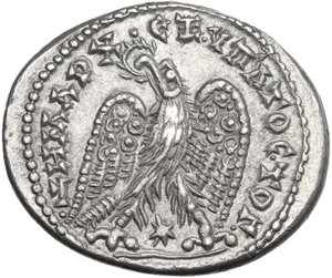 reverse: Caracalla (198-217).. AR Tetradrachm. Laodicea ad Mare (Seleukis and Pieria). Struck c. AD 212-213