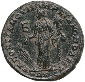 reverse: Macrinus with Diadumenian (217-218).. AE 27 mm. Marcianopolis (Moesia Inferior)
