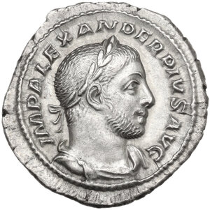 obverse: Severus Alexander (222-235 AD).. AR Denarius, AD 232