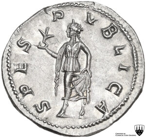 reverse: Severus Alexander (222-235 AD).. AR Denarius. Rome mint. 15th emission, AD 232