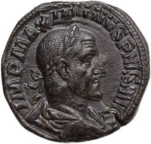 obverse: Maximinus I (235-238).. AE Sestertius, Rome mint
