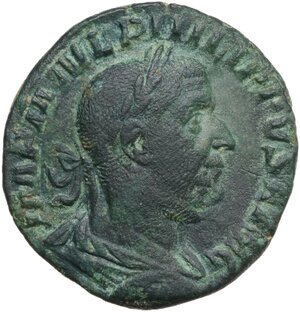 obverse: Philip I (244-249).. AE Sestertius, AD 245