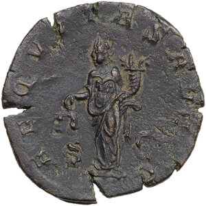 reverse: Philip I (244-249).. AE As. Rome mint. 6th-7th emissions, AD 247