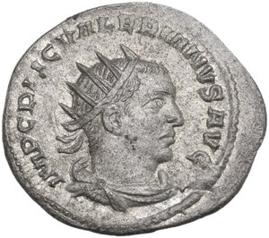 obverse: Valerian I (253-260).. BI Antoninianus. Antioch mint, 253 AD