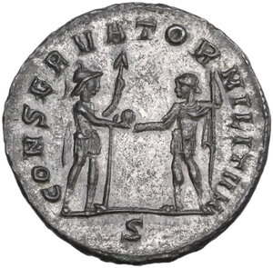 reverse: Tacitus (275-276).. BI Antoninianus. Serdica mint, 2nd officina. 1st emission, November-December AD 275
