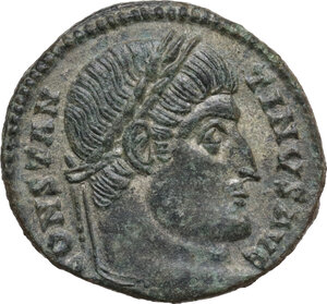 obverse: Constantine I (307-337).. AE Follis. Arles mint. Struck 325-6 AD