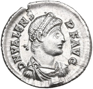 obverse: Valens (364-378).. AR Siliqua, Nicomedia mint