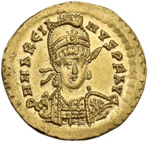 obverse: Marcian (450-457).. AV Solidus. Constantinople mint,