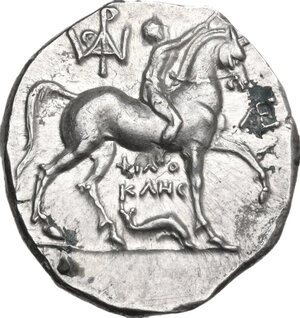 obverse: Southern Apulia, Tarentum. AR Nomos, c. 240-228 BC. Philokles magistrate
