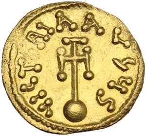 reverse: Constantine IV Pogonatus (668-685).. AV Semissis. Constantinople mint. Struck 669-circa 674