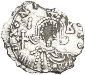 reverse: Artavasdus (July 742 - 2 November 743). Debased AV Tremissis, Rome mint