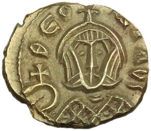obverse: Theophilus (829-842).. AV Semissis, Syracuse mint