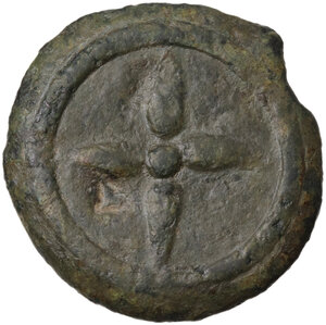 reverse: Uncertain of Inland Etruria. AE Uncia, 3rd cent. BC