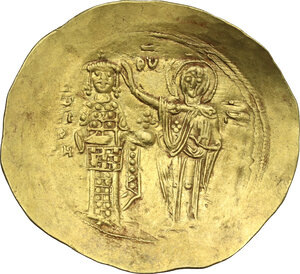 reverse: John II Comnenus (1118-1143).. AV Hyperpyron. Constantinople mint, c. 1137-1143