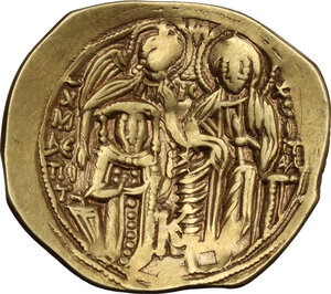 reverse: Michael VIII Palaeologus (1261-1282). AV Hyperpyron. Constantinople mint
