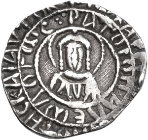 reverse: John V Palaeologus (1341-1391).. AR Stravaton. Phase VI, c. 1379-1391