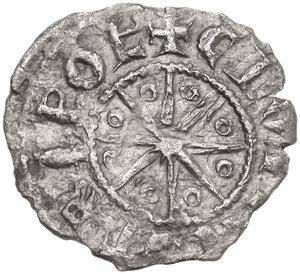 reverse: Tripoli.  Bohemond V (1233-1251).. BI Denier