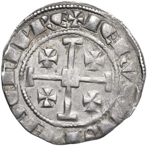 reverse: Cyprus.  Hugh IV of Lusignan (1324-1359). AR Gros, Famagusta mint (?)