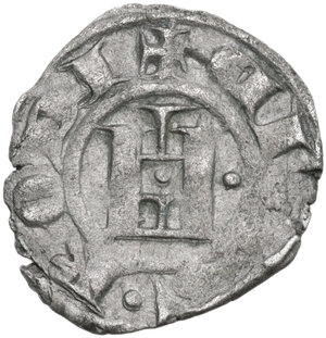 reverse: Rhodes.  The Order of St. John. Anonymous issue (c. 1365-1476). BI Denier