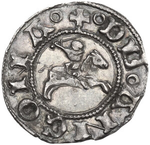 obverse: Ancona.  Repubblica Autonoma (Sec. XIII-XIV). Bolognino di II tipo
