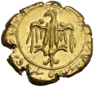 obverse: Brindisi.  Federico II di Svevia (1197-1250). Multiplo di tarì
