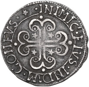 reverse: Cagliari.  Carlo II di Spagna (1665-1700). Da 2,5 reali 1695