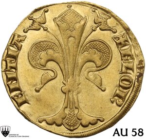 obverse: Firenze.  Repubblica (Sec. XIII-1532). Fiorino d oro IV serie, 1267-1303, simbolo stella a sei punte, maestro di zecca sconosciuto