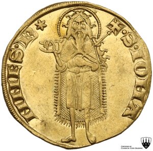 reverse: Firenze.  Repubblica (Sec. XIII-1532). Fiorino d oro IV serie, 1267-1303, simbolo stella a sei punte, maestro di zecca sconosciuto