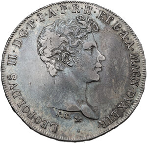 obverse: Firenze.  Leopoldo II di Lorena (1824-1859). Francescone 1826