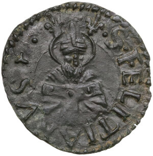 reverse: Foligno.  Anonime attribuite a Clemente VII, Giulio de Medici (sec.XVI). . Quattrino