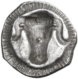 reverse: Southern Lucania, Metapontum. AR Triobol, c. 470-440 BC