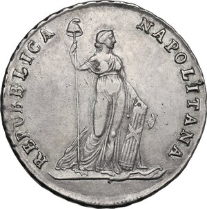 obverse: Napoli.  Repubblica Partenopea (23 gennaio-19 giugno 1799). 12 carlini A. VII