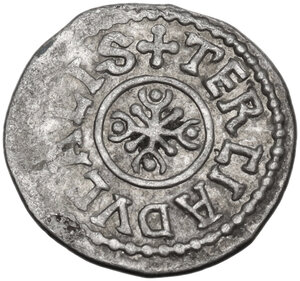reverse: Palermo.  Ruggero II, Duca Normanno (1105-1154). Terzo di ducale, classe B (C squadrata) (1140-1141)