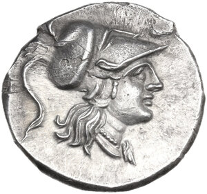 obverse: Southern Lucania, Metapontum. AR Half Shekel – Drachm. Time of Hannibal, c. 212-206 BC